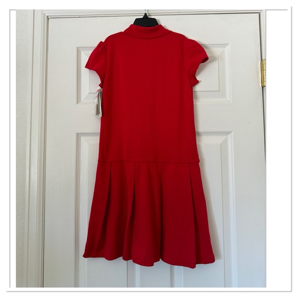Girl’s Pleated School Uniform Tennis Dress - Picture 3 of 4